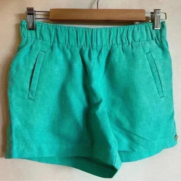 Lilly Pulitzer Lilo Linen Flat Front Short - Size XS - Picture 1 of 10
